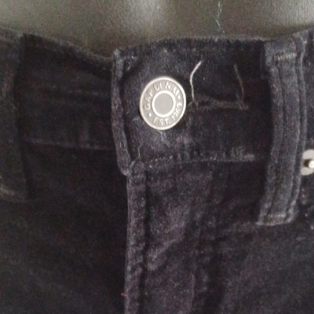 GAP Black Vintage Slim High Rise Corduroy Pants - Picture 4 of 7